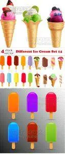 Vectors - Different Ice Cream Set 14