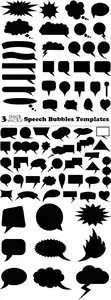 Vectors - Speech Bubbles Templates