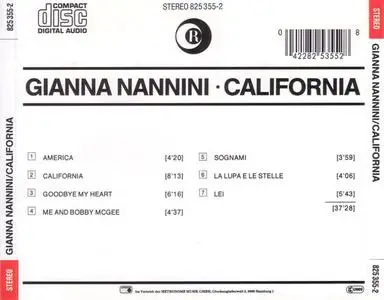Gianna Nannini - California (1980) {1985 Ricordi}