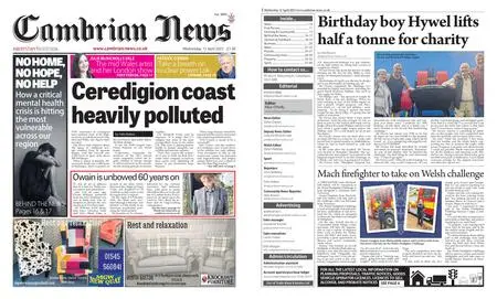 Cambrian News Aberystwyth – 13 April 2023