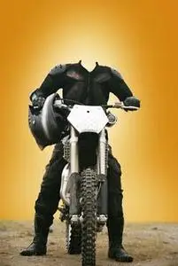 Template Biker for Photoshop