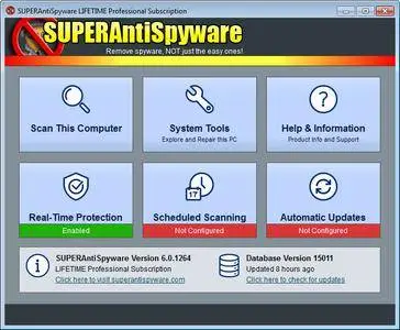 SUPERAntiSpyware Professional 6.0.1264 Multilingual