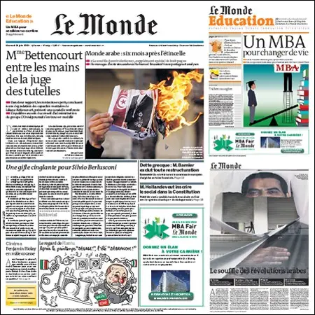 Le Monde - 15 June 2011 (+ Supplements)