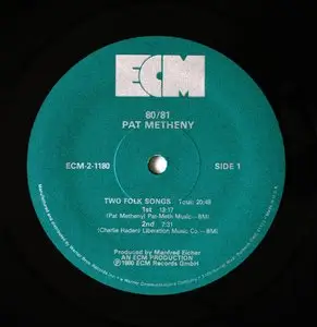 Pat Metheny - 80/81 (1980) 24-Bit/96-kHz Vinyl Rip