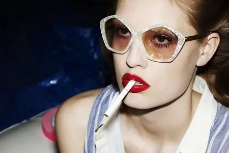 Nadja Bender by Katja Rahlwes for Purple Fashion #18 Fall 2012