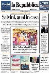 la Repubblica - 29 Gennaio 2020