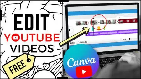 Edit YouTube Videos on Canva for Free - Simple Video Editing Canva Tutorial YouTube for Beginner