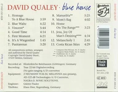 David Qualey - Blue House [Stockfisch Records SFR 357.1011.2] (1995)