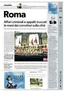 la Repubblica Roma - 13 Settembre 2018