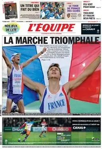 L'EQUIPE - Samedi 31 juillet 2010