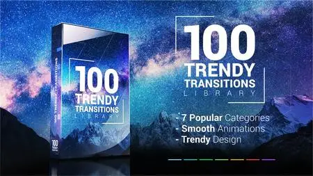 100 Trendy Transitions Library - Premiere Pro Templates (MotionArray)