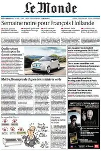 Le Monde du Mardi, 25. Septembre 2012