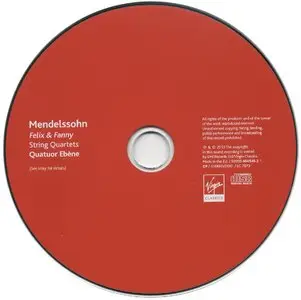 Quatuor Ebene - Felix & Fanny Mendelssohn (2013) {Virgin Classics}