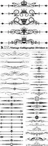 Vectors - Vintage Calligraphic Dividers 9