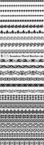 Vectors - Seamless Floral Borders 95