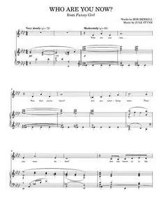 Who Are You Now? - Barbra Streisand, Funny Girl, Michael Feinstein (Piano Vocal)