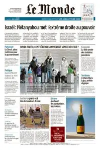 Le Monde du Vendredi 30 Décembre 2022