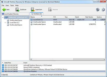 Active Partition Recovery Professional / Enterprise 10.0.2.1