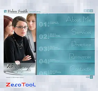SimaVera 300110092 Privat lawyer Flash template
