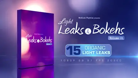 Light Leaks and Bokehs Vol 1 - Motion Graphics (VideoHive)