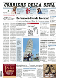 Il Corriere della Sera (22-04-11)