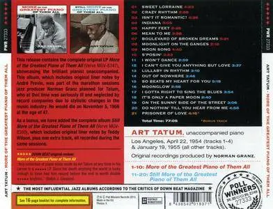 Art Tatum - More Of The Greatest Piano Of Them All + (2015) {Poll Winners Records PWR 27333 rec 1955}