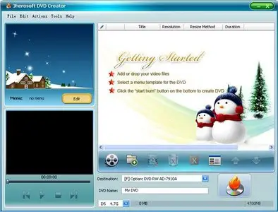 3herosoft DVD Creator v4.1.3.0719