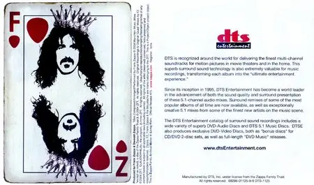 Frank Zappa - QuAUDIOPHILIAc (2004) [DVD-A] {ZFT}