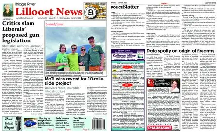 Bridge River Lillooet News – June 08, 2022