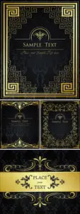 Golden Ornaments Vector