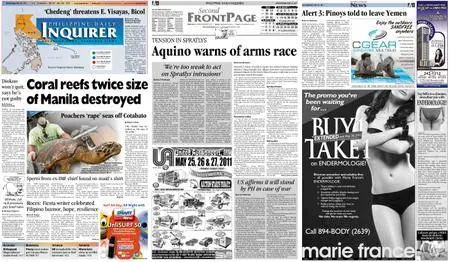 Philippine Daily Inquirer – May 25, 2011