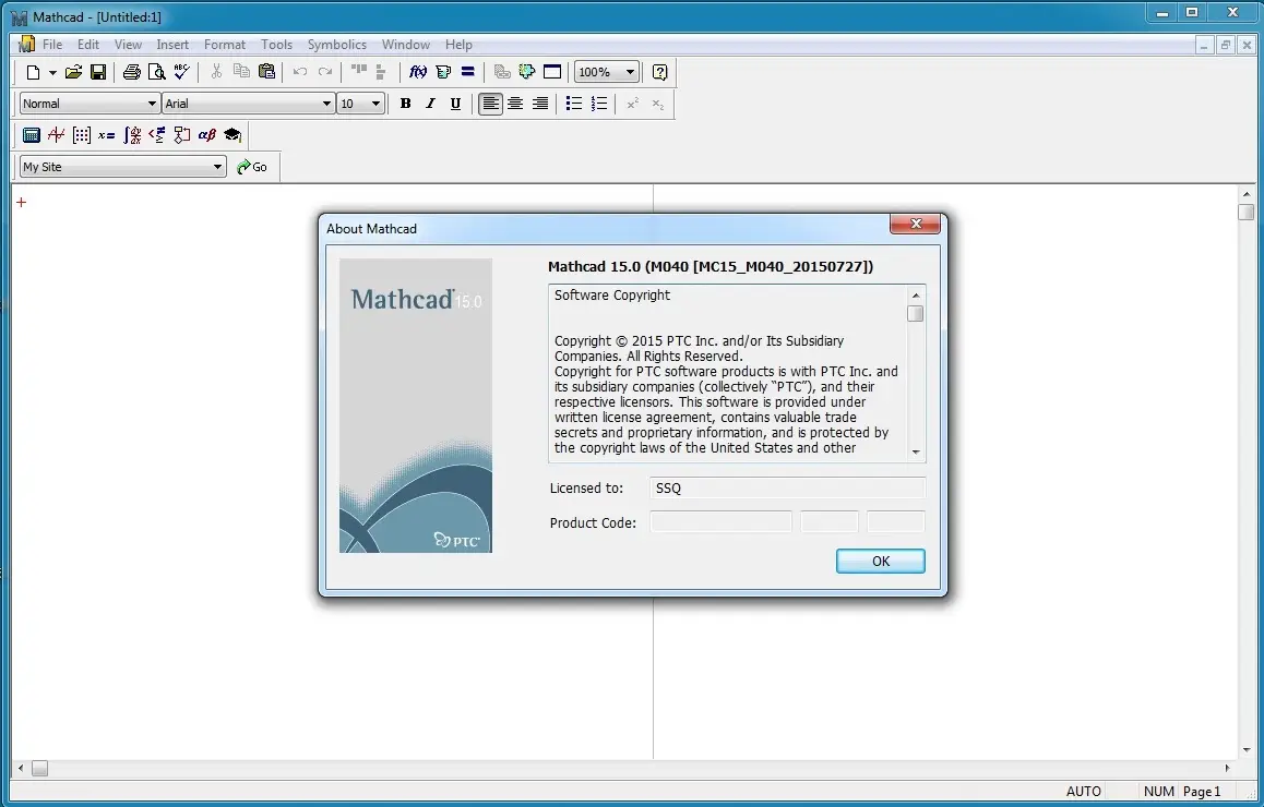 Маткад 15 версия. Mathcad 15.0 m045. Mathcad 15 Интерфейс. Маткад на виндовс 10. PTC Mathcad v15.