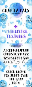 Crafty CAPS hand-drawn font
