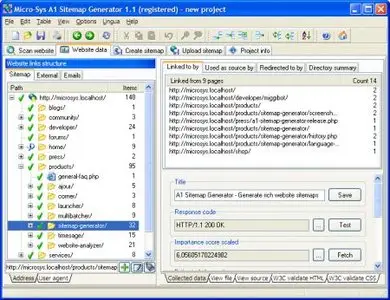 Micro-Sys A1 Sitemap Generator v2.0.1