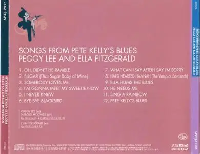 Peggy Lee & Ella Fitzgerald - Songs From Pete Kelly's Blues (1955) [Decca MVCJ-19197, Japan]