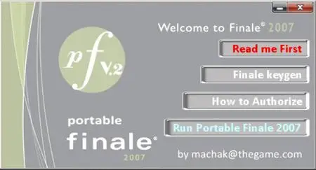 Portable Finale 2007 v2