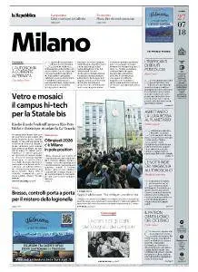 la Repubblica Milano - 27 Luglio 2018