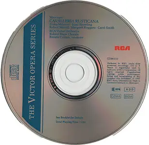 Pietro Mascagni - Cellini - Cavalleria Rusticana (1958, CD reissue 1987)