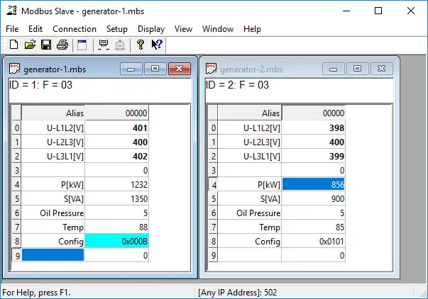 Modbus Slave 7.3.0 Build 1402