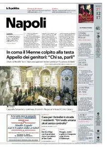 la Repubblica Napoli - 27 Dicembre 2017