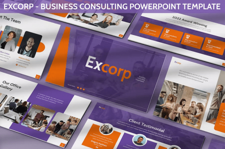 Excorp - Business Consulting Powerpoint Template KZ7N5CP