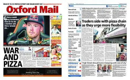 Oxford Mail – August 24, 2017