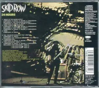 Skid Row - 34 Hours (1971) {1992, Japan 1st Press}