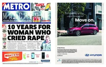 Metro UK – August 25, 2017
