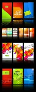 Color Business Cards Vector 3