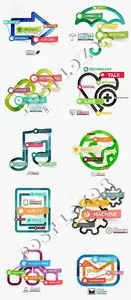 Elements of infographics business vector