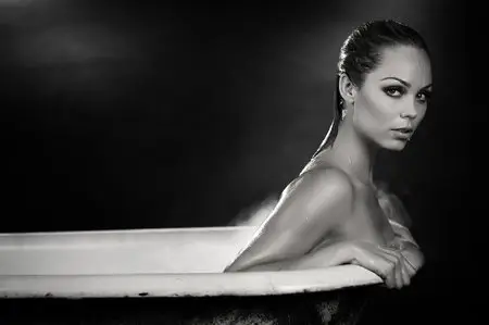 Laura Vandervoort by TJ Scott for 'The Tub Book Vol.2'