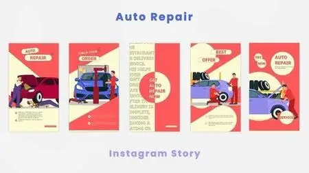 Car Auto Repair Instagram Story 44420465