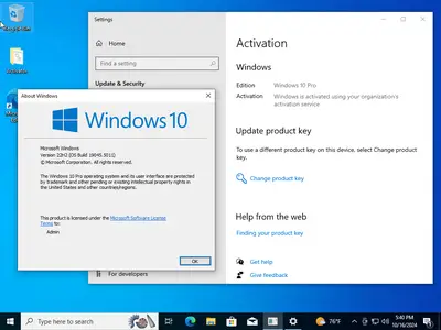 Windows 10 Pro 22H2 build 19045.5011 With Office 2021 Pro Plus Multilingual (x64) Preactivated October 2024