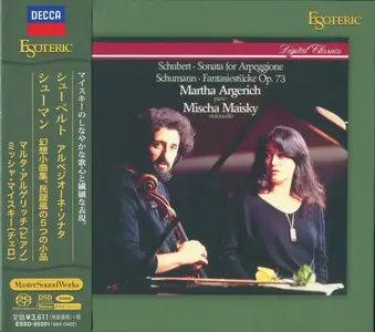 Martha Argerich, Mischa Maisky - Schubert & Schumann: Arpeggione Sonata & Fantasiestuck (1985) [Japan 2019] PS3 ISO+DSD+FLAC